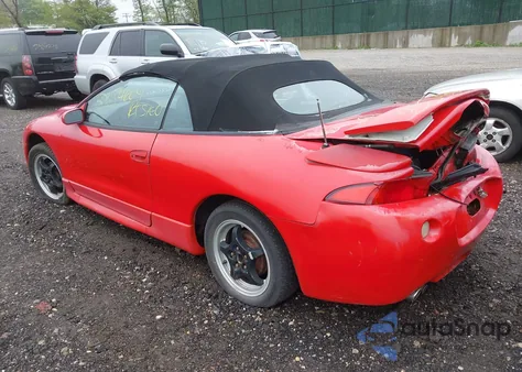 1999 Mitsubishi Eclipse Spyder Gs из США, поврежденный, VIN 4A3AX35G0XE059258